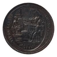 TMNK 08673
<br/>
Betaalpenning (médaille de confiance) van vijf sols, uitgegeven door de firma Monneron frères te Parijs
<br/>
<em>Frankrijk</em>