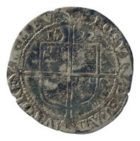 TMNK 08944
<br/>
Zes pence uit Engeland op naam van Elizabeth I Tudor, koningin van Engeland (1558-1603)
<br/>
<em>Engeland, koninkrijk</em>
