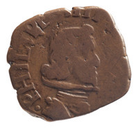 TMNK 09033
<br/>
Quattrino uit Milaan op naam van Philips III, hertog van Milaan
<br/>
<em>Milaan, hertogdom</em>