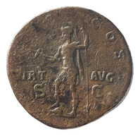TMNK 09384
<br/>
Sestertius uit het Romeinse Keizerrijk op naam van Hadrianus (117-138)
<br/>
<em>Romeins Keizerrijk</em>