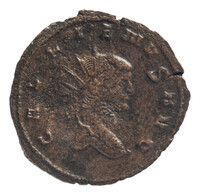TMNK 09562
<br/>
Antoninianus uit het Romeinse Keizerrijk op naam van Gallienus (253-168)
<br/>
<em>Romeins Keizerrijk</em>