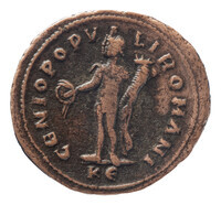 TMNK 09623
<br/>
Follis uit het Romeinse Keizerrijk op naam van Diocletianus (284-305)
<br/>
<em>Romeins Keizerrijk</em>