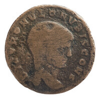 TMNK 09640
<br/>
AE2; follis uit het Romeinse Rijk op naam van Divus Romulus
<br/>
<em>Romeins Keizerrijk</em>