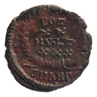 TMNK 09676
<br/>
Aes 4 uit het Romeinse Keizerrijk op naam van Constans / Contantius II
<br/>
<em>Romeins Keizerrijk</em>