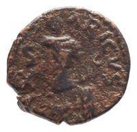TMNK 09774
<br/>
Kwart follis van de Ostrogothen op naam van Athalaricus, koning (526-534)
<br/>
<em>Ostrogothen, koninkrijk</em>