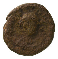 TMNK 09799
<br/>
Halve follis uit het Byzantijnse Rijk op naam van Mauritius Tiberius (582-602)
<br/>
<em>Byzantijns Keizerrijk</em>