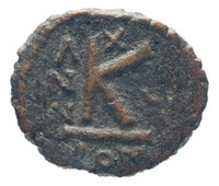 TMNK 09811
<br/>
Miliaresium uit het Byzantijnse Rijk op naam van Heraclius, keizer (610-641)
<br/>
<em>Byzantijns Keizerrijk</em>