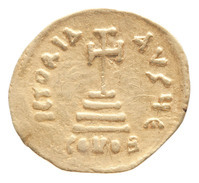 TMNK 09812
<br/>
Miliaresium uit het Byzantijnse Rijk op naam van Heraclius, keizer (610-641) / Heraclius Constantijn III, keizer (641)
<br/>
<em>Byzantijns Keizerrijk</em>