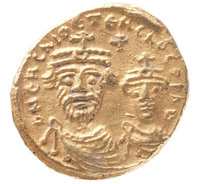 TMNK 09813
<br/>
Solidus uit het Byzantijnse Keizerrijk op naam van Heraclius, keizer (610-641) / Heraclius Constantijn III, keizer (641)
<br/>
<em>Byzantijns Keizerrijk</em>
