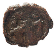 TMNK 09817
<br/>
Follis uit het Byzantijnse Rijk op naam van Heraclius, keizer (610-641) / Heraclius Constantijn III, keizer (641)
<br/>
<em>Byzantijns Keizerrijk</em>