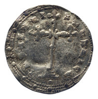TMNK 09848
<br/>
Miliaresion uit het Byzantijnse Rijk op naam van Constantijn VII (886-911) / Romanus I (959-963)
<br/>
<em>Byzantijns Keizerrijk</em>