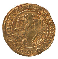 TMNK 09884
          <br/>
          Dubbele spaanse dukaat uit West-Friesland
          <br/>
          <em>Republiek der Zeven Verenigde Nederlanden, Holland (West-Friesland), landschap (1573-1795)</em>