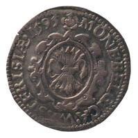 TMNK 09933
          <br/>
          Twintigste leicesterreaal (stoter) uit West-Friesland
          <br/>
          <em>Republiek der Zeven Verenigde Nederlanden, Holland (West-Friesland), landschap (1573-1795)</em>