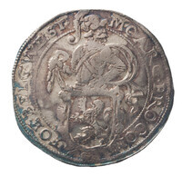 TMNK 10029
<br/>
Leeuwendaalder uit West-Friesland
<br/>
<em>Republiek der Zeven Verenigde Nederlanden, Holland (West-Friesland), landschap (1573-1795)</em>