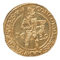 TMNK 10030
<br/>
Gouden dukaat uit West-Friesland
<br/>
<em>Republiek der Zeven Verenigde Nederlanden, Holland (West-Friesland), landschap (1573-1795)</em>