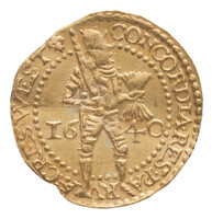 TMNK 10035
<br/>
Gouden dukaat uit West-Friesland
<br/>
<em>Republiek der Zeven Verenigde Nederlanden, Holland (West-Friesland), landschap (1573-1795)</em>