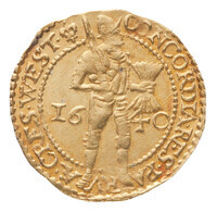 TMNK 10036
<br/>
Gouden dukaat uit West-Friesland
<br/>
<em>Republiek der Zeven Verenigde Nederlanden, Holland (West-Friesland), landschap (1573-1795)</em>