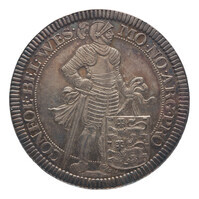 TMNK 10149
<br/>
Zilveren dukaat van West-Friesland, van de Geoctroieerde Munt te Enkhuizen
<br/>
<em>Republiek der Zeven Verenigde Nederlanden, Holland (West-Friesland), landschap (1573-1795)</em>