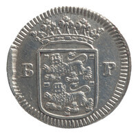 TMNK 10170
<br/>
Dubbele stuiver bankgeld uit West-Friesland, van de Geoctroieerde Munt te Enkhuizen
<br/>
<em>Republiek der Zeven Verenigde Nederlanden, Holland (West-Friesland), landschap (1573-1795)</em>