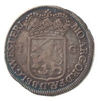 TMNK 10267
<br/>
Gulden uit West-Friesland
<br/>
<em>Republiek der Zeven Verenigde Nederlanden, Holland (West-Friesland), landschap (1573-1795)</em>