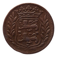 TMNK 10316
<br/>
Duit uit West-Friesland
<br/>
<em>Republiek der Zeven Verenigde Nederlanden, Holland (West-Friesland), landschap (1573-1795)</em>