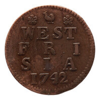 TMNK 10316
<br/>
Duit uit West-Friesland
<br/>
<em>Republiek der Zeven Verenigde Nederlanden, Holland (West-Friesland), landschap (1573-1795)</em>