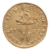 TMNK 10321
<br/>
Gouden dukaat uit West-Friesland
<br/>
<em>Republiek der Zeven Verenigde Nederlanden, Holland (West-Friesland), landschap (1573-1795)</em>