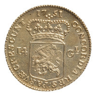 TMNK 10324
<br/>
Gouden rijder (veertien gulden) uit West-Friesland
<br/>
<em>Republiek der Zeven Verenigde Nederlanden, Holland (West-Friesland), landschap (1573-1795)</em>