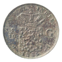 TMNK 10729
<br/>
Tiende gulden uit Nederlands-Indië op naam van Willem III, koning der Nederlanden (1849-1890)
<br/>
<em>Nederlands-Indië, Koninkrijk der Nederlanden (1830-heden)</em>