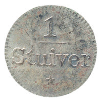 TMNK 10735
          <br/>
          Vijf cent (stuiver) voor Curaçao ten tijde van Willem I, koning (1815-1840)
          <br/>
          <em>Verenigd Koninkrijk der Nederlanden; Curaçao, Curaçao en Onderhorigheden (1634-1828)</em>