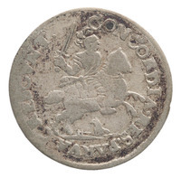 TMNK 10785
<br/>
Rijderschelling (sinds 1692 zesthalf) uit Groningen
<br/>
<em>Groningen, provincie</em>