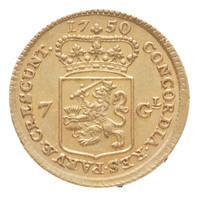 TMNK 10806
          <br/>
          Halve gouden rijder (zeven gulden) uit Holland
          <br/>
          <em>Republiek der Zeven Verenigde Nederlanden, Holland, provincie (1581-1795)</em>