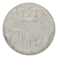 TMNK 10845
          <br/>
          Vijf cent (stuiver) uit Nederland op naam van Willem I, koning (1815-1840)
          <br/>
          <em>Verenigd Koninkrijk der Nederlanden (1815-1830)</em>