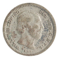 TMNK 10857
          <br/>
          Vijf cent (stuiver) uit Nederland op naam van Willem III, koning der Nederlanden (1849-1890)
          <br/>
          <em>Nederland, Koninkrijk (1830-heden)</em>