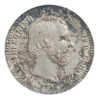 TMNK 10858
          <br/>
          Vijf cent (stuiver) uit Nederland op naam van Willem III, koning der Nederlanden (1849-1890)
          <br/>
          <em>Nederland, Koninkrijk (1830-heden)</em>