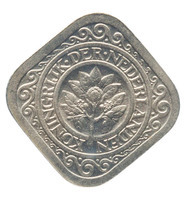 TMNK 10867
<br/>
Vijf cent (stuiver) uit Nederland op naam van koningin Wilhelmina (1890-1948)
<br/>
<em>Nederland, Koninkrijk (1830-heden)</em>