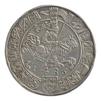 TMNK 10977
<br/>
Guldengroschen (taler) uit Tirol op naam van Sigismund (1439-1496)
<br/>
<em>Tirol, graafschap (11e eeuw-1803)</em>