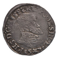 TMNK 11084
          <br/>
          Tiende philipsdaalder uit Holland op naam van Philips II, koning van Spanje (1556-1598)
          <br/>
          <em>Holland, graafschap</em>