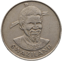 TMNK 11087
<br/>
Lilangeni uit Swaziland op naam van koning Sobhuza II
<br/>
<em>Swaziland</em>