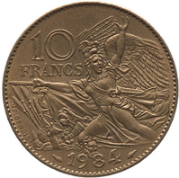 TMNK 11107
<br/>
Tien francs uit Frankrijk
<br/>
<em>Frankrijk</em>