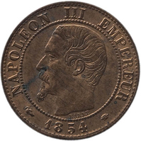 TMNK 11122
<br/>
Centime uit Frankrijk
<br/>
<em>Frankrijk, keizerrijk</em>