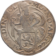 TMNK 11270
          <br/>
          Halve leeuwendaalder uit Holland op naam van Philips II, koning van Spanje (1556-1598)
          <br/>
          <em>Holland, graafschap</em>