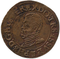 TMNK 11552
          <br/>
          Oord uit Overijssel op naam van Philips II, koning van Spanje (1556-1598)
          <br/>
          <em>Republiek der Zeven Verenigde Nederlanden, Overijssel, provincie</em>