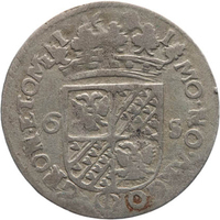 TMNK 11674
<br/>
Rijderschelling (sinds 1692 zesthalf) uit Groningen
<br/>
<em>Groningen, provincie</em>