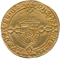 TMNK 11788
<br/>
Philippusgulden uit Holland op naam van Philips de Schone (meerderjarig 1492-1506)
<br/>
<em>Holland, graafschap</em>