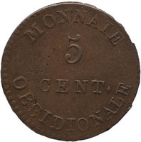 TMNK 12021
<br/>
Vijf centime (noodmunt) uit Antwerpen
<br/>
<em>Antwerpen</em>