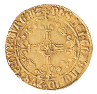 TMNK 12566
<br/>
Philippusgulden uit Brabant op naam van Philips de Schone (meerderjarig 1492-1506)
<br/>
<em>Bourgondische Nederlanden, Brabant, hertogdom (1183-1795)</em>