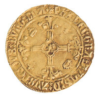 TMNK 12567
<br/>
Philippusgulden uit Brabant op naam van Philips de Schone (meerderjarig 1492-1506)
<br/>
<em>Bourgondische Nederlanden, Brabant, hertogdom (1183-1795)</em>