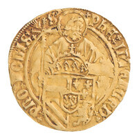 TMNK 12567
<br/>
Philippusgulden uit Brabant op naam van Philips de Schone (meerderjarig 1492-1506)
<br/>
<em>Bourgondische Nederlanden, Brabant, hertogdom (1183-1795)</em>