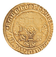 TMNK 12571
<br/>
Philippusgulden uit Holland op naam van Philips de Schone (meerderjarig 1492-1506)
<br/>
<em>Holland, graafschap</em>